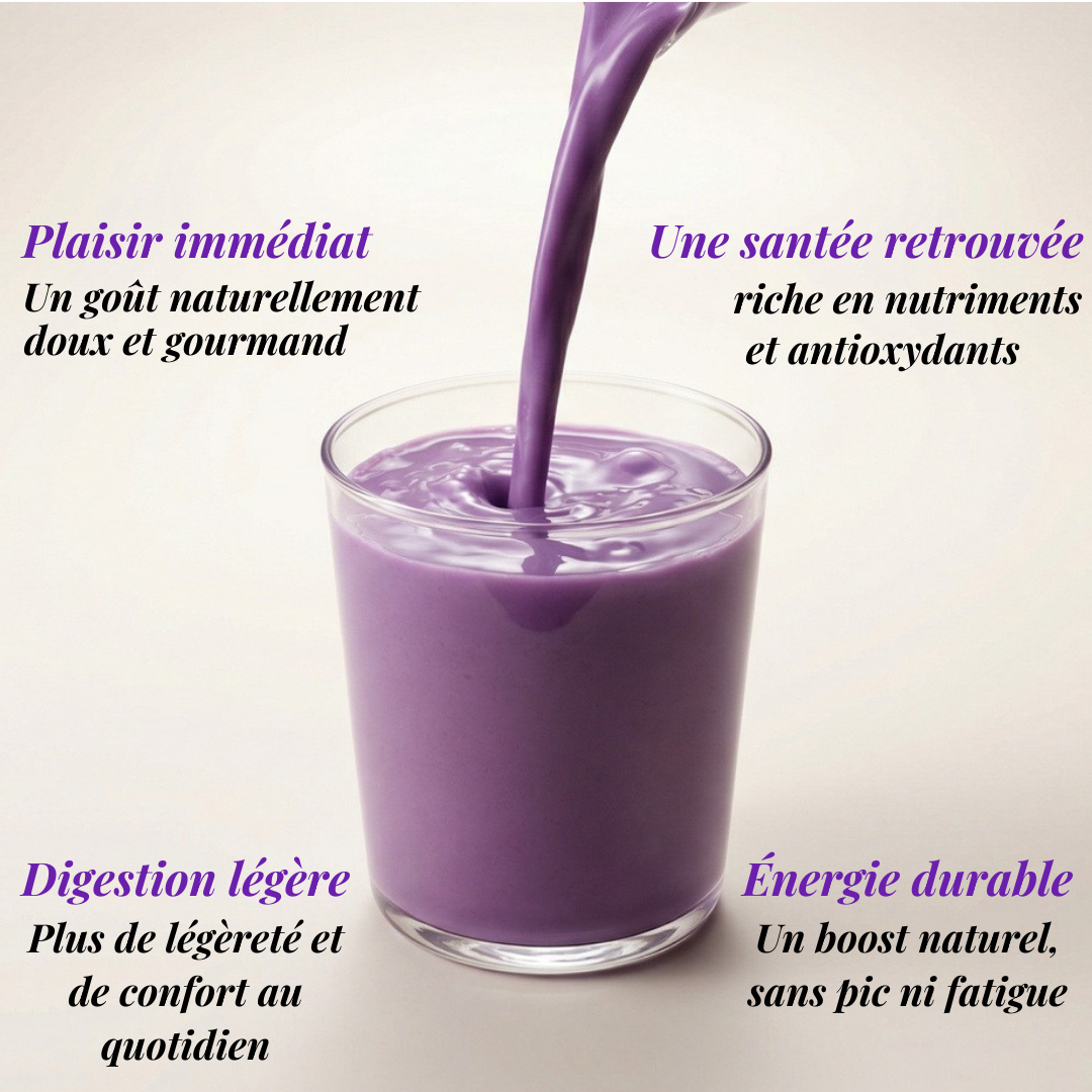 UBELA I Le nouveau rituel à l'UBE, Délicieux, il vous maintien en Forme durant toute la journée.